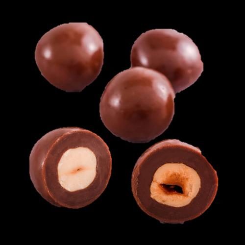Bombons recheados cortados