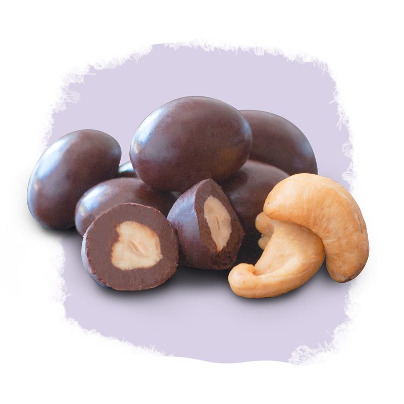 Castanha de caju com 70% cacau — Drageados Selecto Cacau