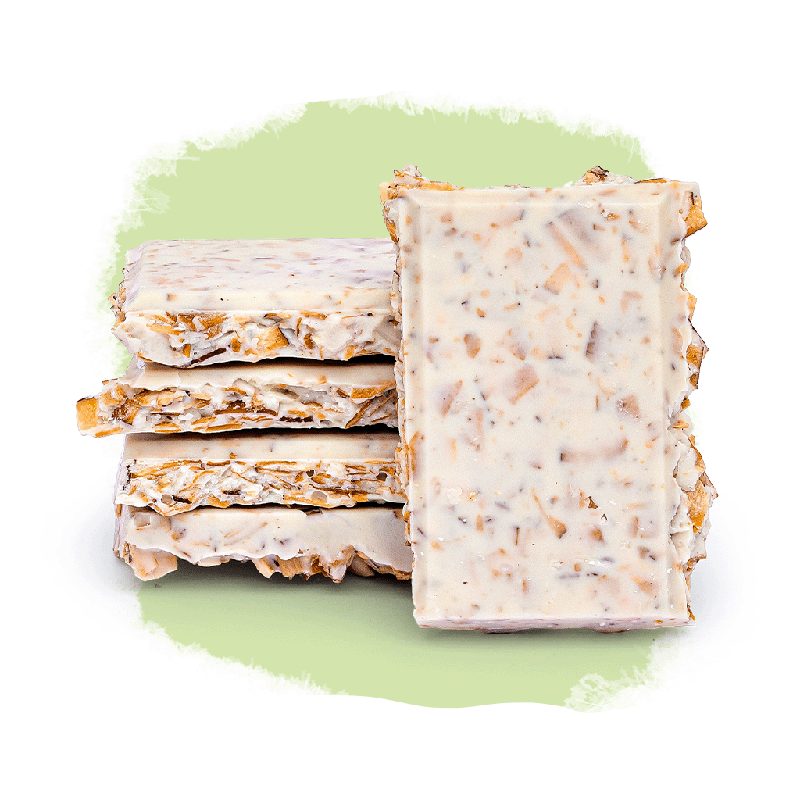 Branco com chips de coco — Quebra-quebras Selecto Cacau