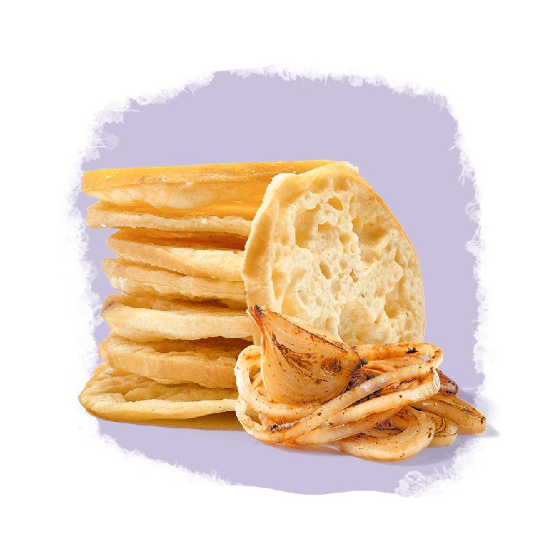 Cebola caramelizada — Snacks de Provolone Selecto Cacau