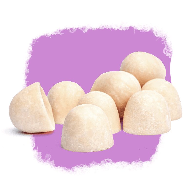 Gotas de chocolate branco vegano — Gotas & Coberturas Selecto Cacau